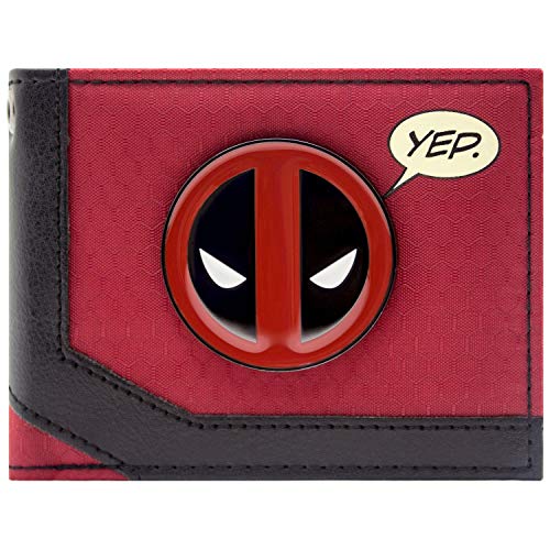 Cartera de Marvel Deadpool Merc con la boca rojo