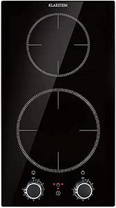 Piano Cottura Elettrico Vetroceramica 2 Fuochi - Integrato, Touch Con Timer, 2900W - Foto 4