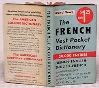 The Random House French Vest Pocket Dictionary B002WU9WFU Book Cover