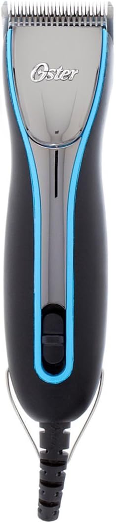 Oster A6 Cool Comfort Heavy Duty Pet Grooming Clippers with Detachable CryogenX #10 Blade, 3 Speed, Aqua Sky (078006-000-000)