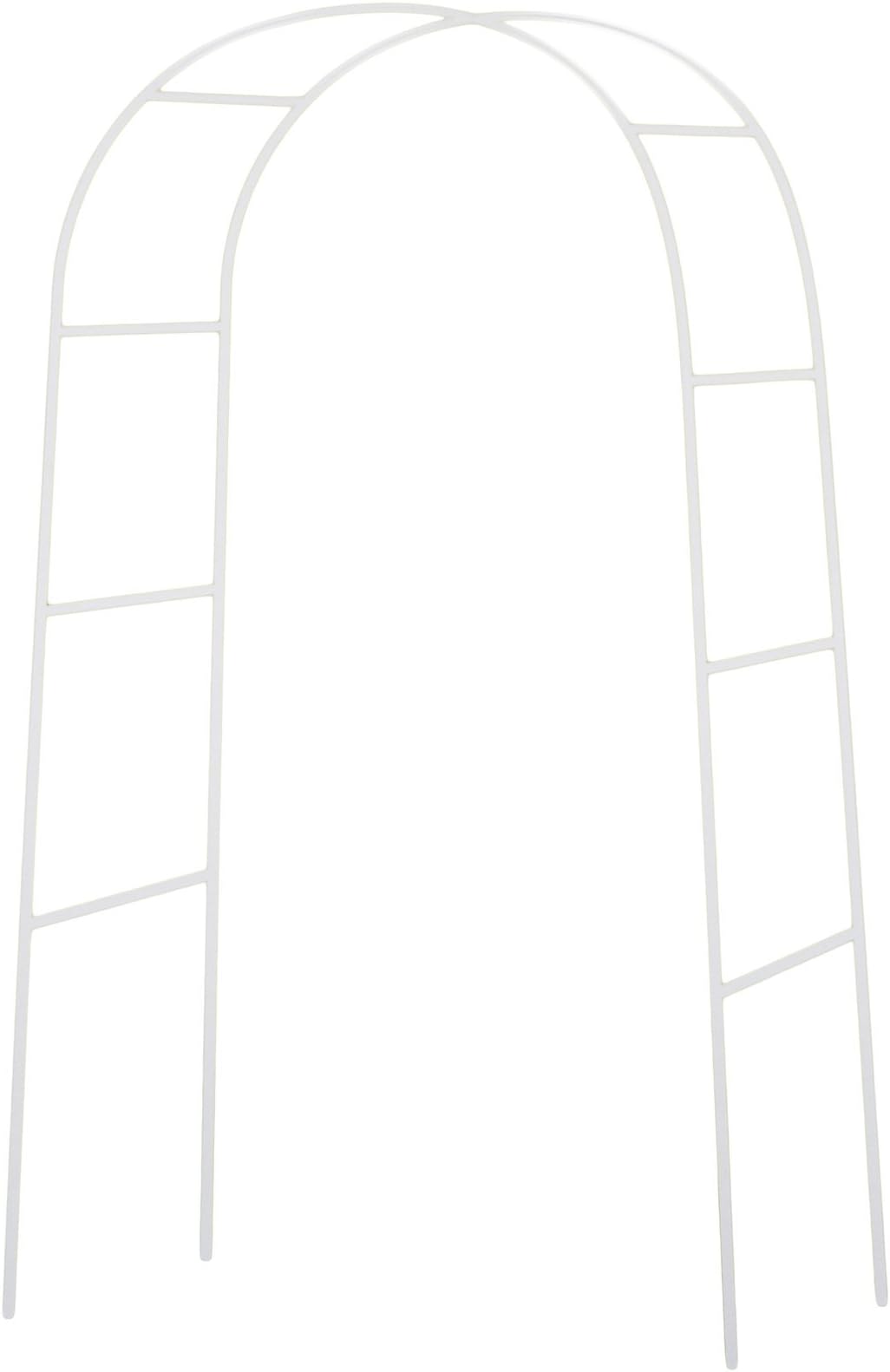 NStar Real Sized Metal Decoration Arch, White
