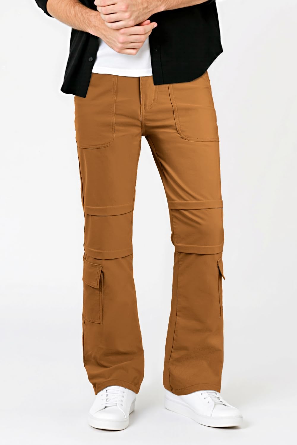 GINGTTO Mens Cargo Pants Slim Fit Stretch Cargos for Men Waterproof Outdoor Pants