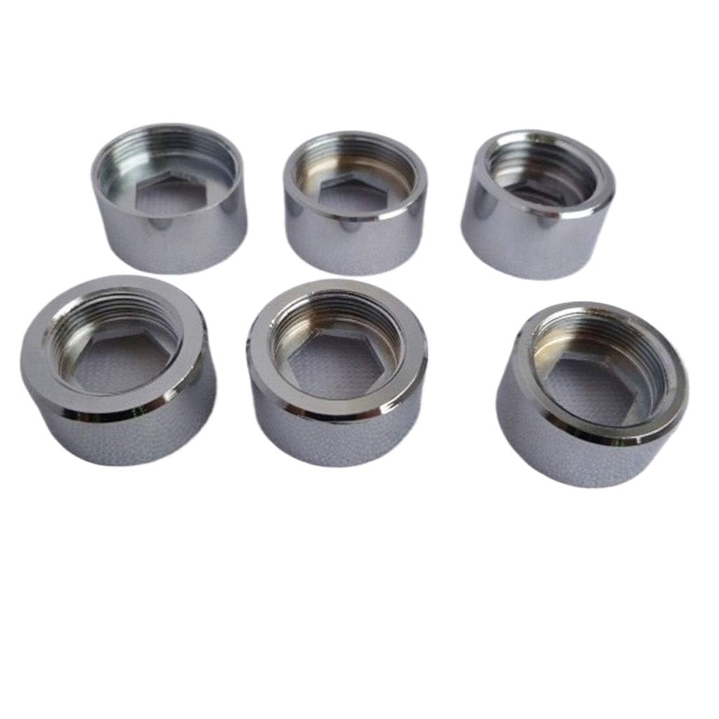 Thread Pipe Fittings, Faucet Adapter Brass Chrome F18-F24 Female to F24(F22 to F24)