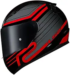 Capacete Ls2 FF353 Circuit Preto e Vermelho Tamanho:60