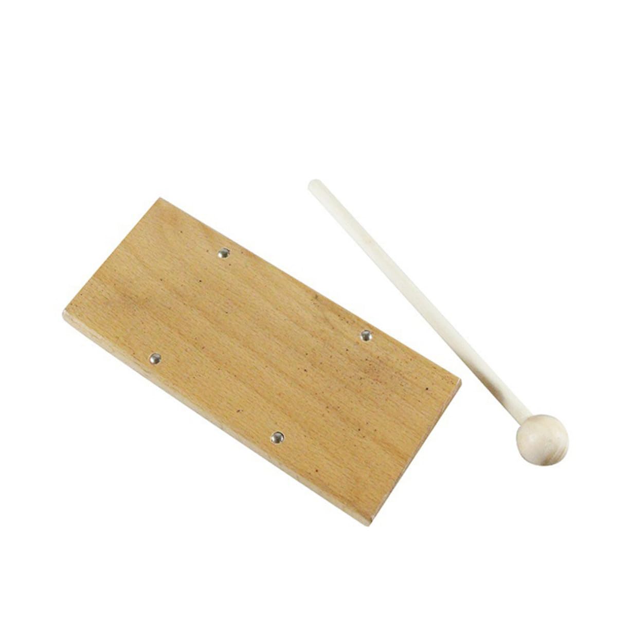 Milisten Strumento Musicale per Bambini con Percussioni in Legno e Metallo, Campanello Trio a 3 Suoni, per Gestione Classe e Meditazione