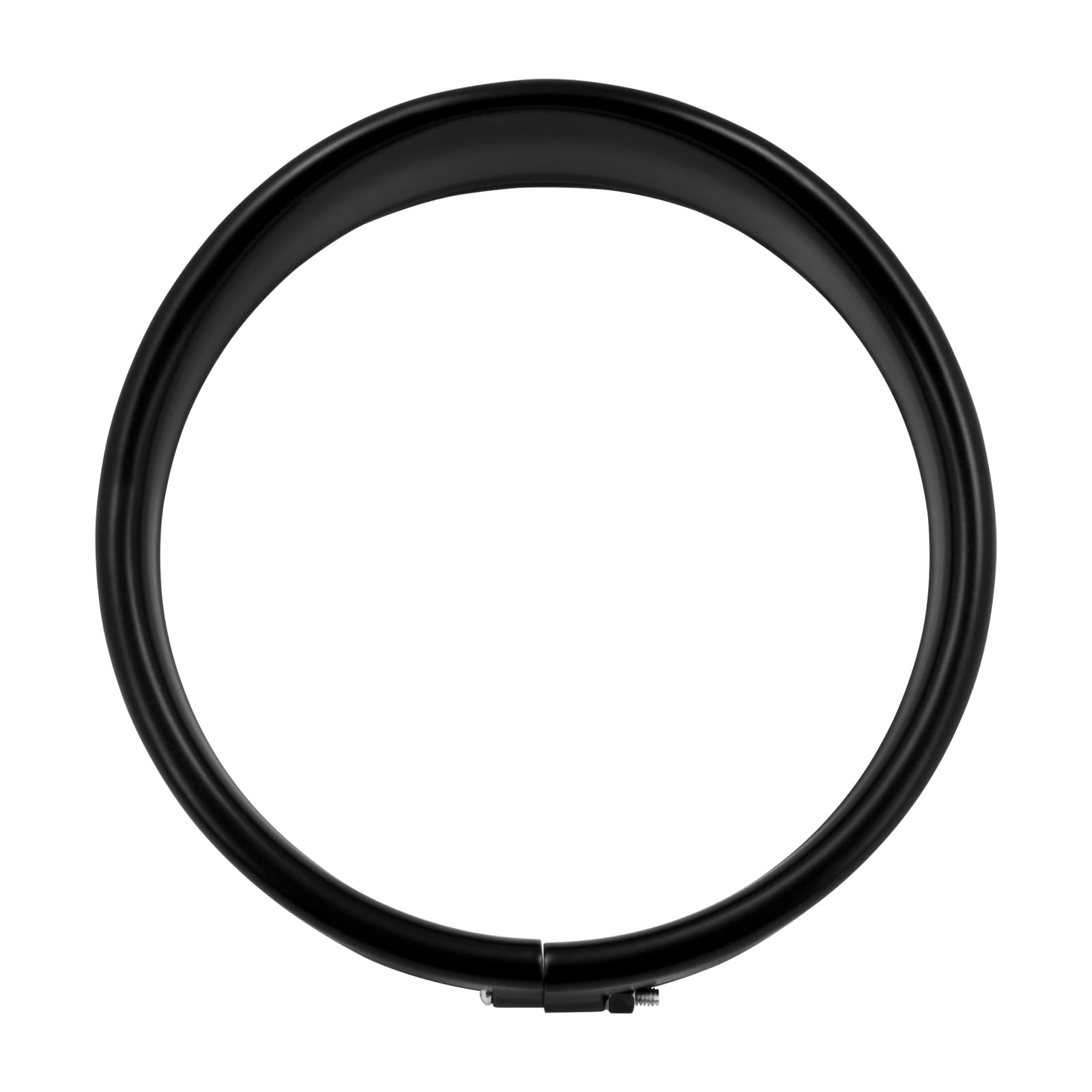 5.75 "Anello di Rivestimento per Faro Stile Visiera Adatto per Harley Faro A Led Da 5 3/4" per Quarantotto Xl1200X Wide Glide Fit Quarantotto Nero