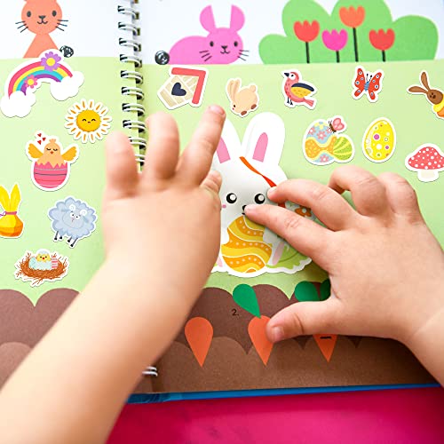 Easter Stickers Easter Stickers For Kids Easter Egg Bunny Stickers Happy Easter Stickers For Cards Envelopes Scrapbooking Easter Stickers Bulk For Kids Easter Party Supplies #TOP6