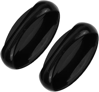 Mipcase Handheld Dog Nail File Board 2pcs Portable for Cats Small Dogs | Plastic and Sandpaper Build, round Shape, Ergonomic Grip, Safety Design, Black Color, Home Grooming Travel
