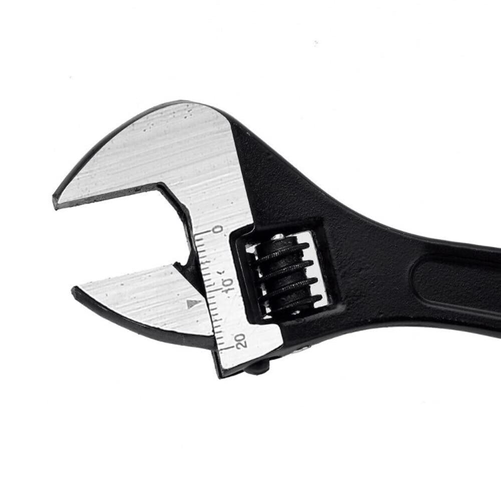 Llave Inglesa Ajustable Grande de 12 Pulgadas, Herramienta Manual de reparación con Apertura de mandíbula, Herramientas manuales de reparación portátiles, Llaves inglesas