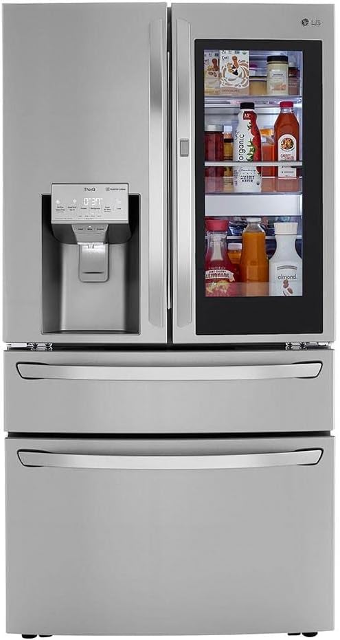 LG French Door Refrigerator with InstaView эшик ачык