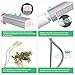 Bozily LED Grow Lights for Indoor Plants Full Spectrum,45W Dimmable Sunlike Plant Lights with Replace-able Bulbs,Professional Sunlight Grow Lamp for Seeds Starting Small House Plants Seedlings Growing