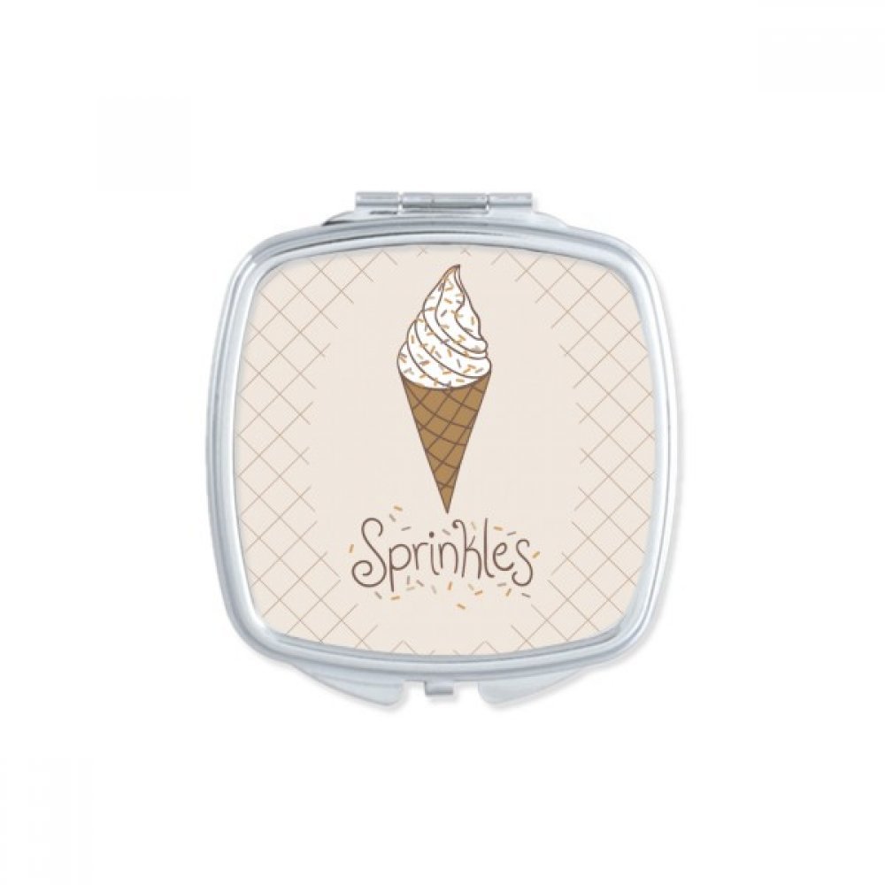 Miroir de Poche crème glacée compact pour corriger son teint