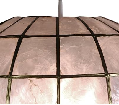 Red Lantern Princess Capiz Hanging Lamp