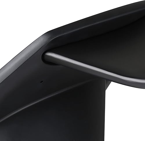 Miniatura 6 de Spec-D Tuning Alerón trasero de ABS estilo T-R negro mate compatible con modelos Honda Civic Sedan 2016-2021