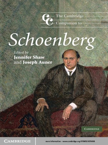 The Cambridge Companion to Schoenberg manuel universitaire de théorie musicale