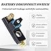 Smart Copper Battery Clamps,Car Battery Power Cut-Off Switch Breaker,Battery Disconnect Switch Heavy Duty, Anti-Leakage Quick Release Battery Terminal for Car, Marine, Rv and Boat (2)