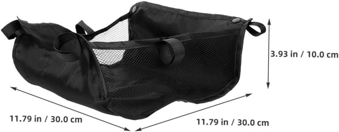 KICHOUSE 3pcs Stroller Bottom Storage Bag Stroller Bottom Basket Replacement Organizer Cart Organizer Bag Shower Basket