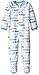 The Children's Place Baby Boys' Long Sleeve One-Piece Pajamas, Family/Simply White 65861, 9-12 Months
