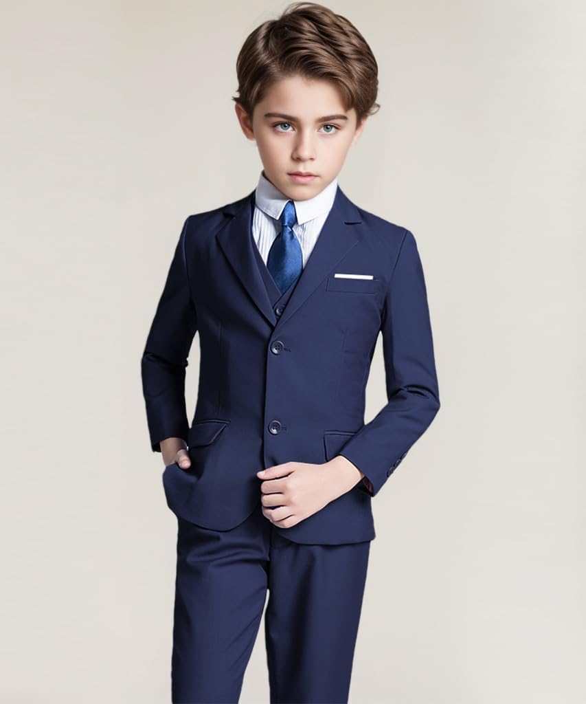 Visaccy Boys Formal Blazer School Jacket