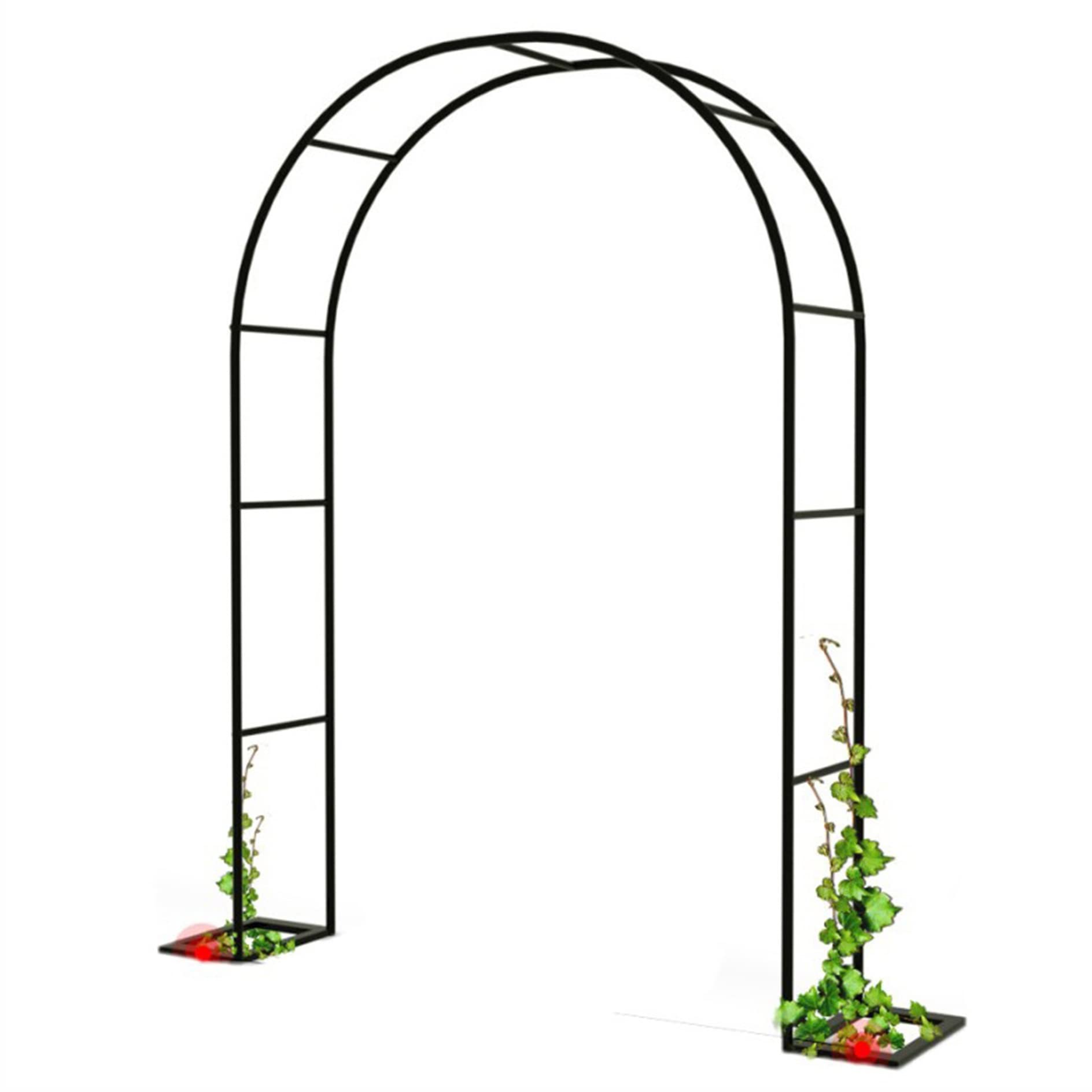 Tonnelle résistante aux intempéries en métal pour arche de jardin design