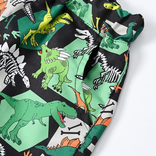 Kids Girls Boys Baggy Swim Trunks Unisex Breathable Elastic Waist Printed Swimwear Comfy Vacation Beach Short Pants3