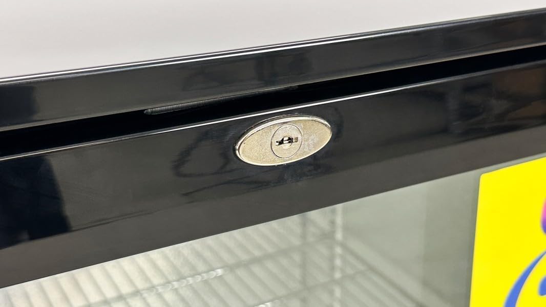 Beer Back Bar Cooler Commercial Refrigerator Glass door 24" Black NSF - lg-138h