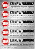 Vorgeschnittene Aufkleber aus Folie. Diese lassen sich einzeln ablösen.