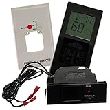 Napoleon F60 Fireplace Remote Control, Thermostat Control Battery Operated w/Digital Screen