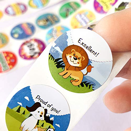 Autocollants de récompense enseignants pour cahiers de devoirs enfants - 3