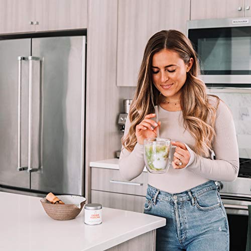 Genius Matcha Green Tea Powder, Unsweetened - Organic Ceremonial Grade, Authentic Japanese Culinary Matcha Mix with Lion’s Mane & Cordyceps Mushroom Extract For Energy & Focus Boost - RachaelsGoodEats - Thumbnail 5