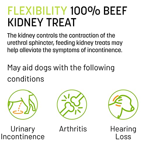 Get Joy Freeze-Dried Meal and Treats Bundle, Flexibility 100% Beef Kidney Freeze-Dried Dog Treats, 4 Ounce, and Gut Health Fresh Freeze Dried Raw Meal Dog Food, Beef Recipe, 32 Ounce