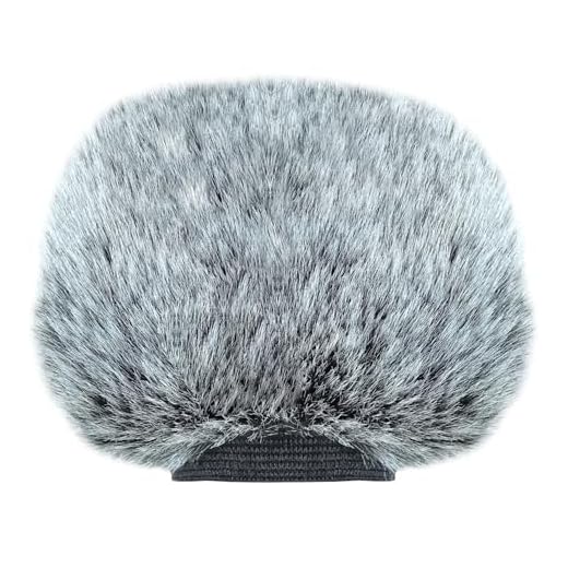 Keepdrum piel Protector de viento WS de BK para grabador Zoom H4 N h4nsp Teléfono Móvil Digital recorder