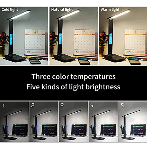 Lampe de bureau LED avec calendrier idée cadeau utile et moderne