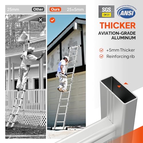LUISLADDERS-Folding-Ladder-Multi-Purpose-Aluminium-Extension-7-in-1-Step-Heavy-Duty-Combination-EN-131-Standard-125-Feet