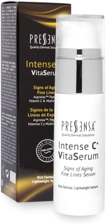 Intense C VitaSerum, Anti Aging Facial Serum with vitamin C Hyaluronic Acid and Rosehip Extract 30 ml