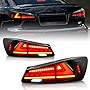 Archaic Tail Lights Assembly for 2005-2013 Lexus IS250/IS350/ISF Sedan Taill Lamp with Start UP Animation, Reverse Lights, LED DRL, Plug and Play, Pair