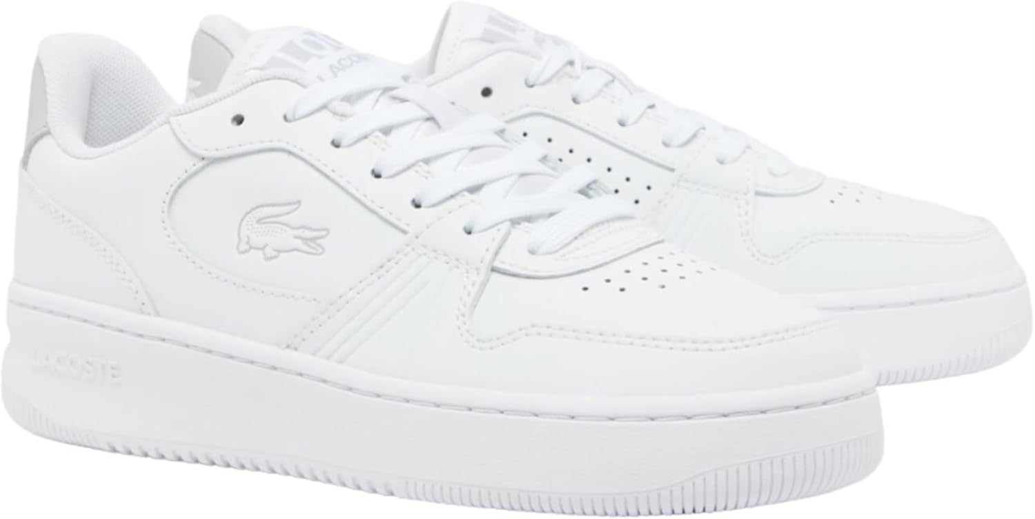 Lacoste Womens L001 Set Sneaker, WHT/WHT, 9.5