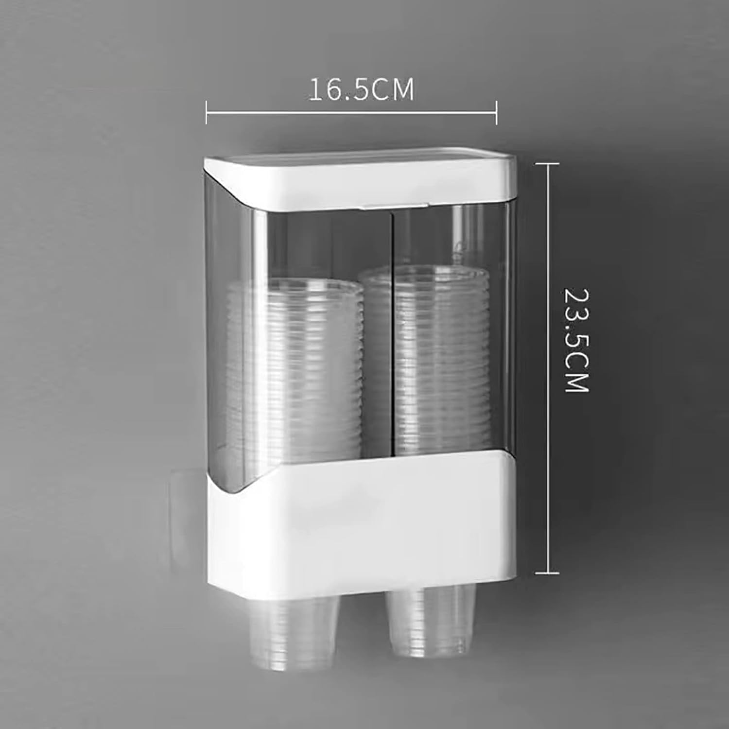 ポータブル紙コップ蓋ホルダー パンチ不要のカップホルダー 自動カップ取り 紙コップホルダー カップ収納ボックスラック 空港銀行に適用