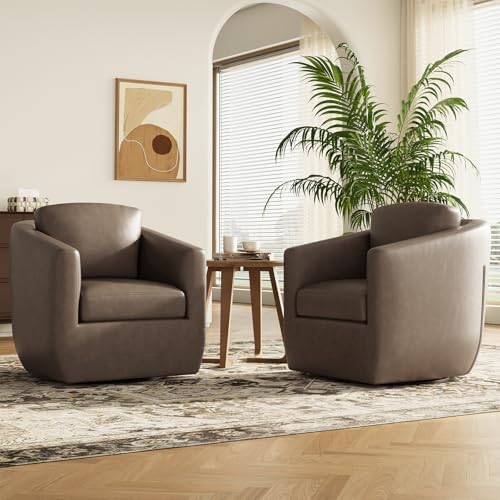 Malol 360° Swivel Accent Chair Set of 2