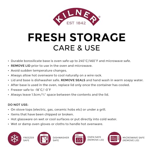 Pote com Tampa Kilner Universal Push Top 850 ml