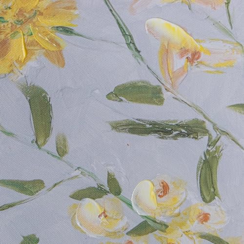 Tableaux sur toile fleurs peints à la main lot de 2 œuvres d'art 100x70 cm
