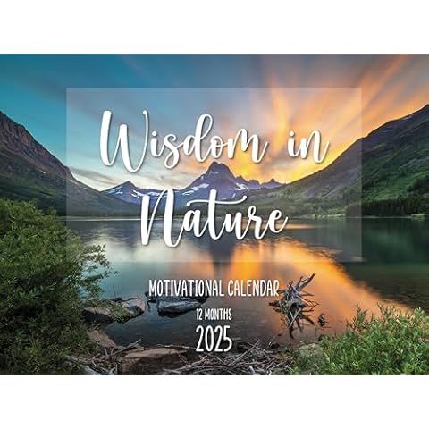 JBH Creations Wisdom in Nature Motivational Calendar 2025 Cover