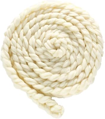 Matissa Newborn Baby Photography Props Braided Rope Basket Filler Photography Background Rug Blanket (Ivory)