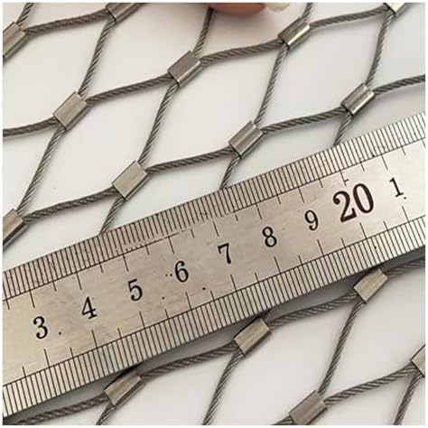 Stainless Steel Flexible Wire Rope Safety Net 0.6x1m Balcony Secu...