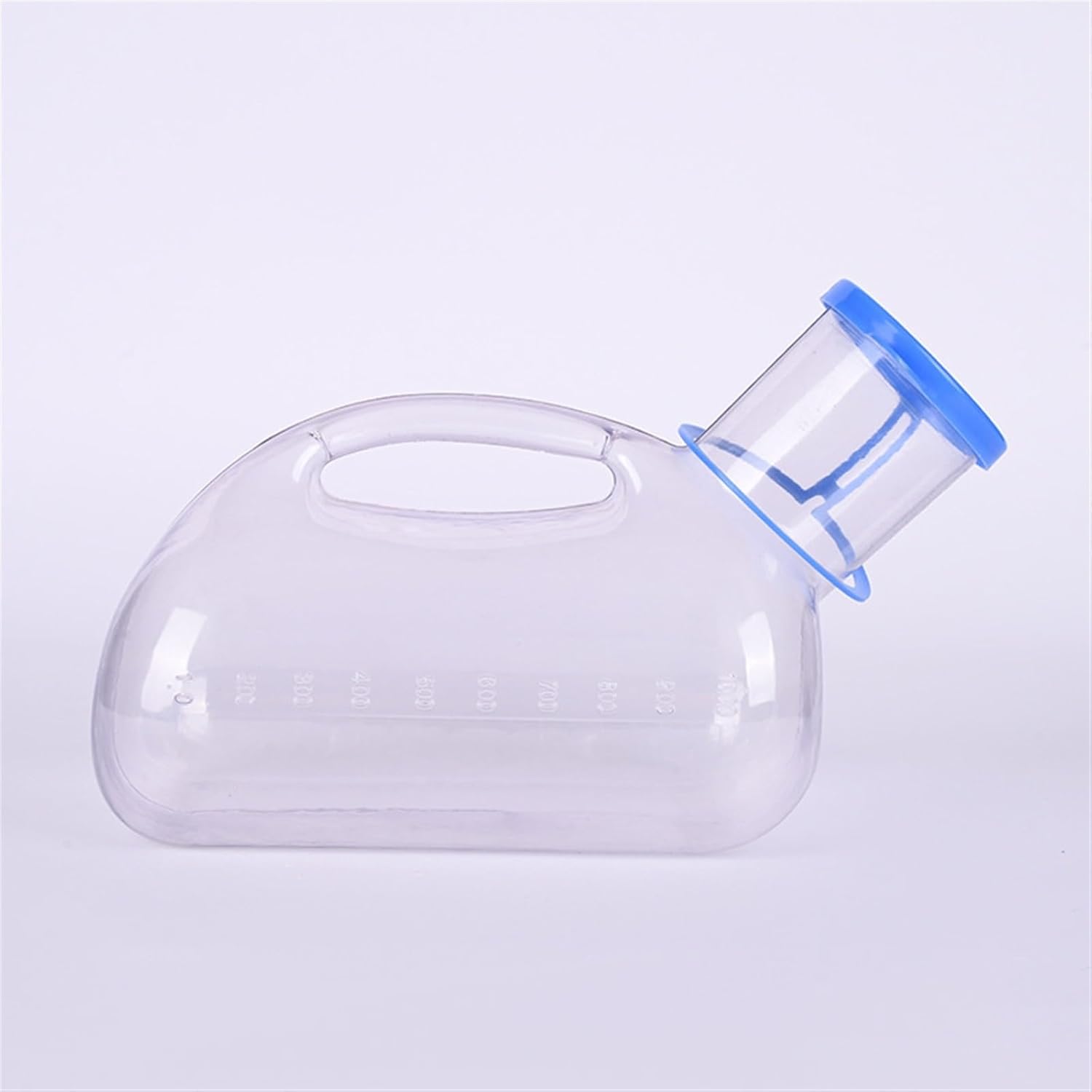 Male Urinal，Bed Pan Transparent Urinals for Men Spill Proof Nighttime, Reusable Male Urinal Bottles Durable Pee Bottle 1000ml Pee Container Men Portable Pee Jug