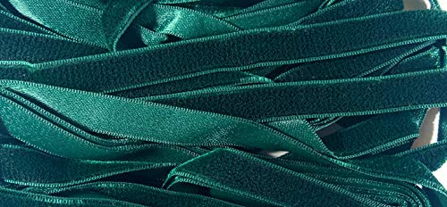 Vintage 3/8'' Velvet Ribbon -,Spruce Green Velvet, Forest Green Velvet,Teal Velvet,Hunter Green Velvet - Made in Swiss 5,10 Yards- M (Spruce Green 3/8'' Velvet, 5 Yards)