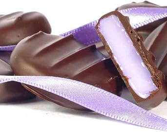 Birsppy Whitakers Rose & Violet Dark Chocolate Creams - 200g - Vegan - Gluten Free - Vegetarian Chocolate Gift Box