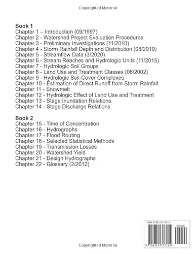 Independently Published Usda National Engineering Handbook: Part 630 - Hydrology thumb #1