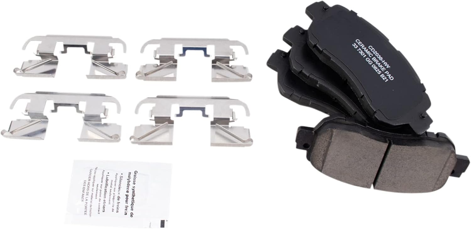 Front and Rear Brake Pads Ceramic Compatible with 2018-2019 Nissan Kicks