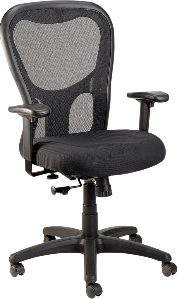 Eurotech Seating Apollo High Back Mesh Chair, Black